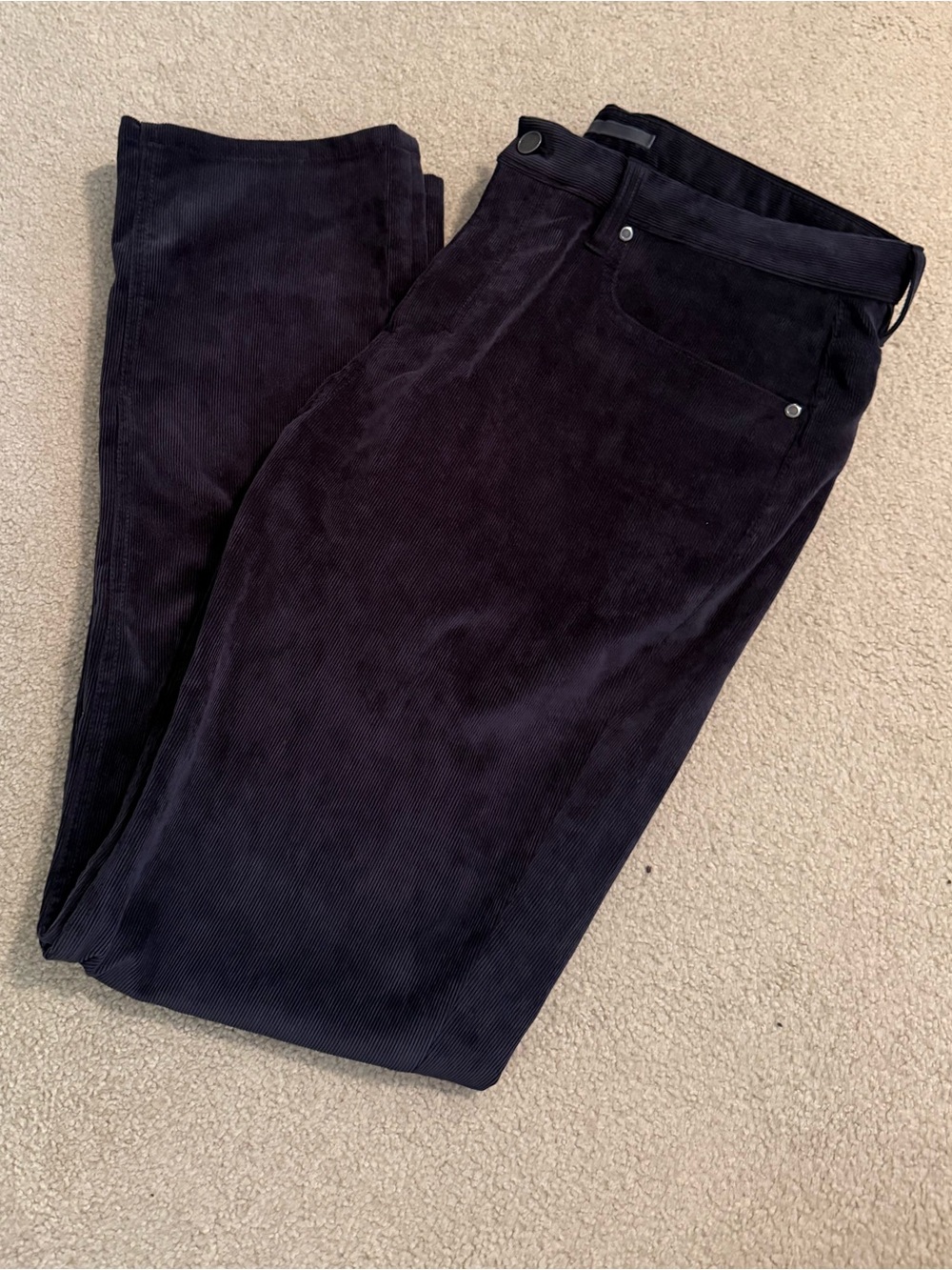Saks Fifth Avenue Men Corduroy Navy Pants